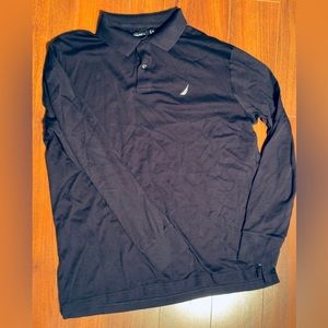 Nautica Long Sleeved Polo Shirt - XL